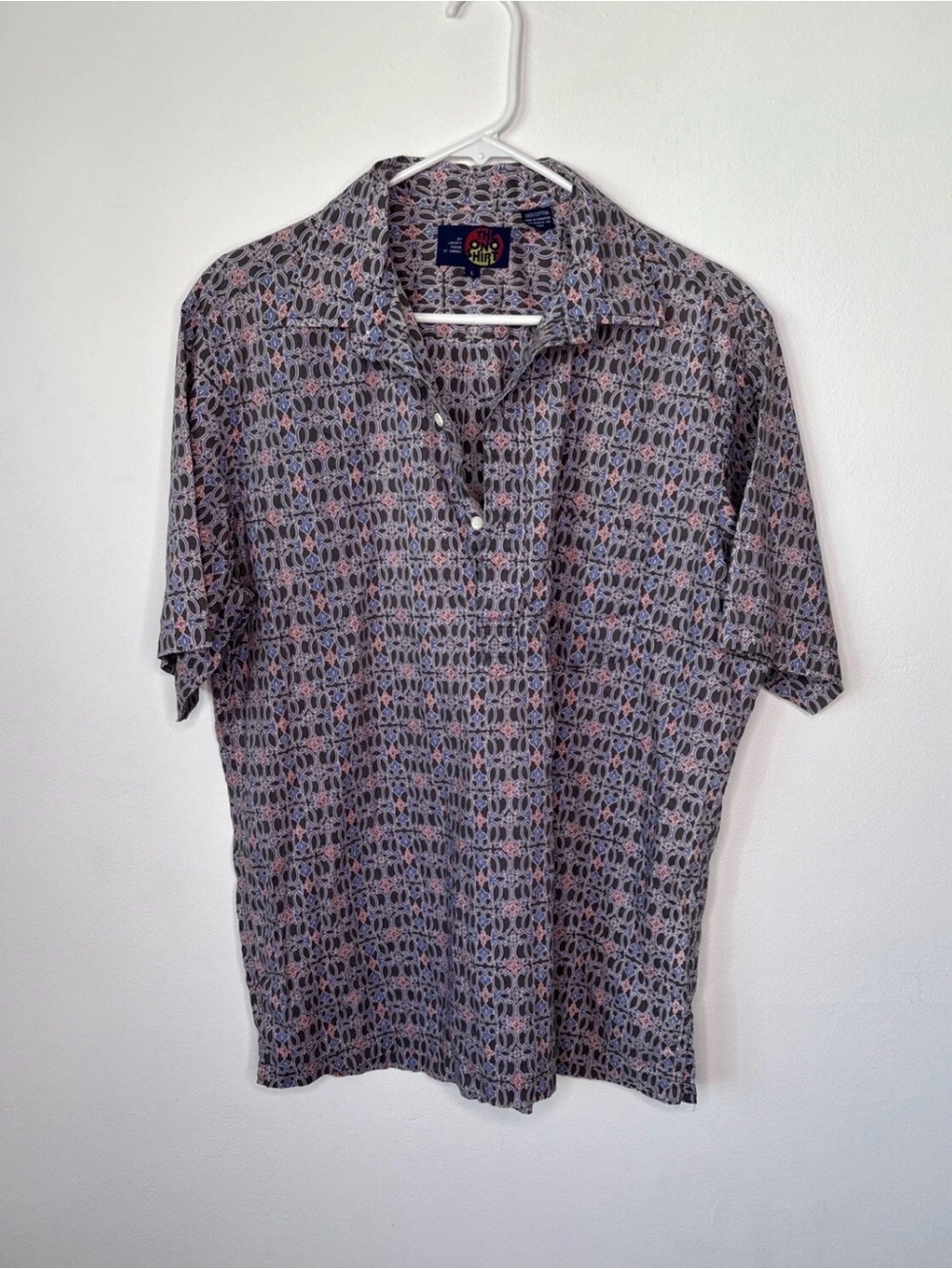 Liberty House Ono Shirt short Sleeve 1/4 Button-Down Shirt